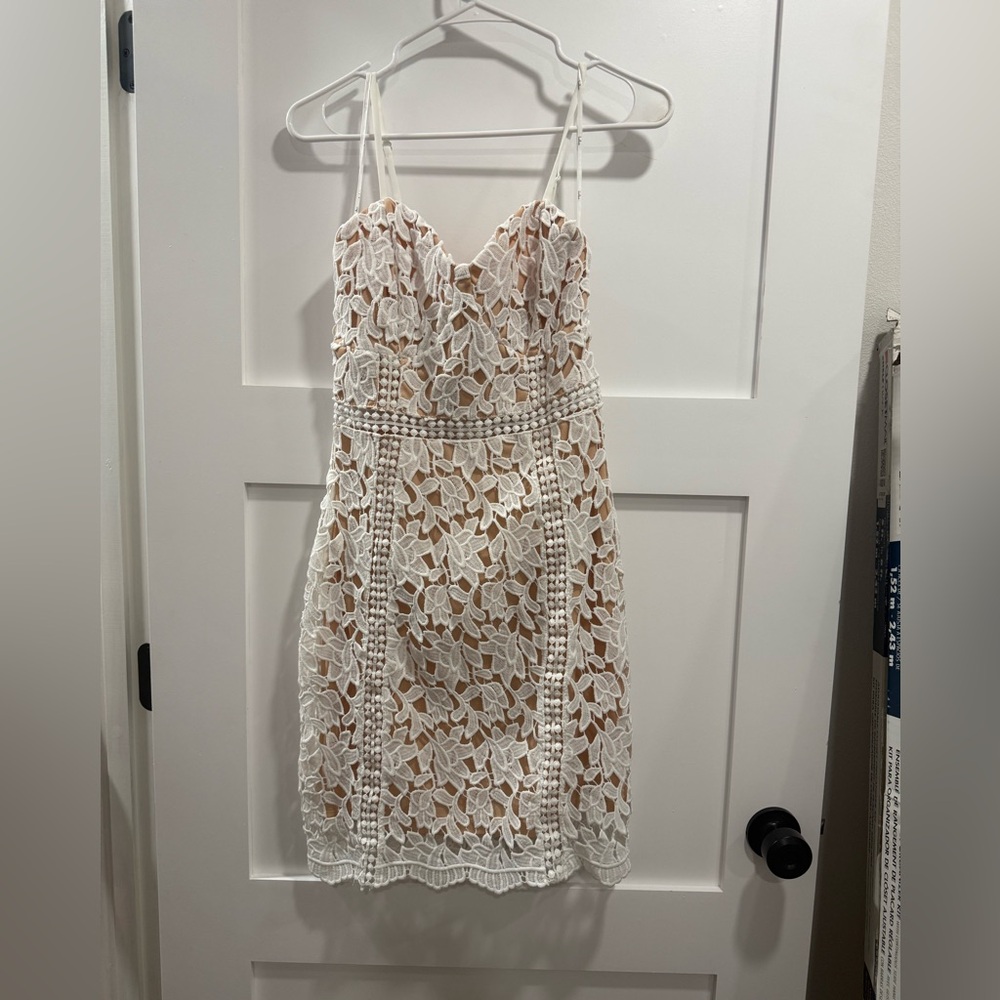 Lulu's lace White Lace Dress